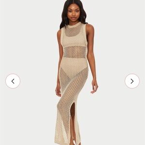 Beach Riot Tan Cover Up Maxi Dress